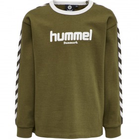 Hummel sweatshirt Kyoto, Military Olive / Army Grøn