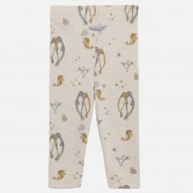 Hust and Claire baby leggings lille ochre karrygul