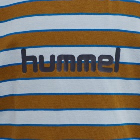 Hummel t-shirt, Ajax, rubber, brun, blå med striber
