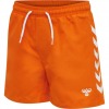 Hummel shorts, delta board, scarlet ibis-orange