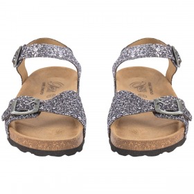Petit By Sofie Schnoor sandaler, Maise, Antique Grey, Grå med sølvglimmer, glitter