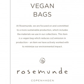 Rosemunde clutch vegan, vegansk produceret