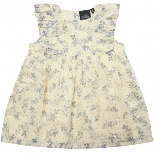 Petit By Sofie Schnoor kjole, Marya, white flower, hvid med blomsterprint