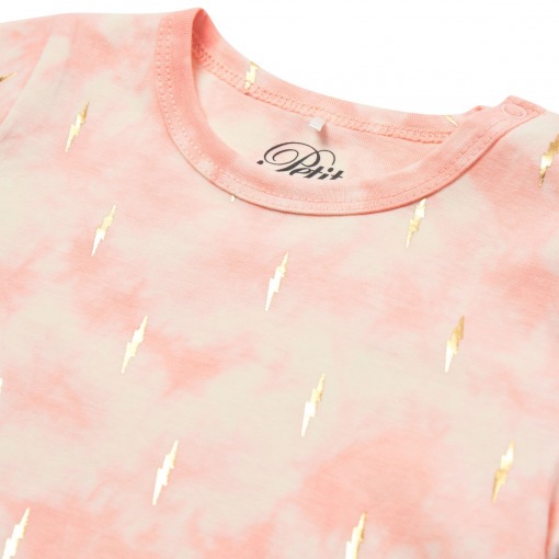 Petit By Sofie t-shirt, Ella, Coral, lyserød batik