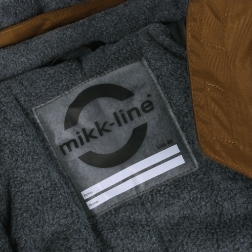 Mikk-Line Baby Flyverdragt - Nylon Baby Suit - Solid - Rubber Brun - Zoom