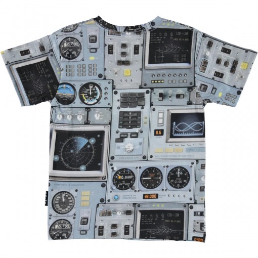 Molo t-shirt, Rasmus, Cockpit, grå cockpit