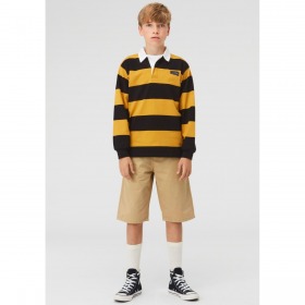 Molo trøje, relz, wide stripe, karry sort striber