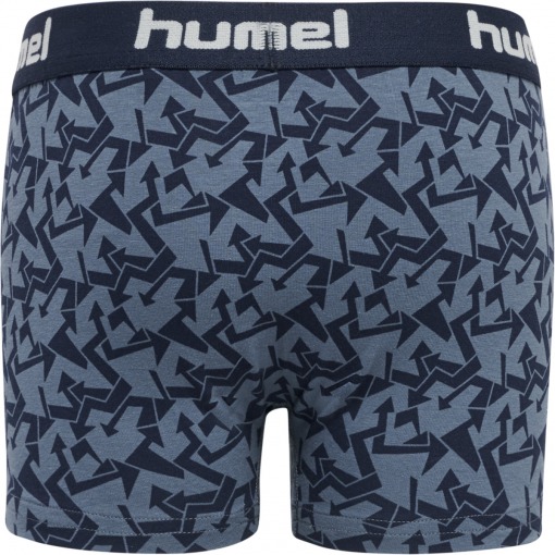 Hummel Boxershorts Nolan - China Blue - Blå med print