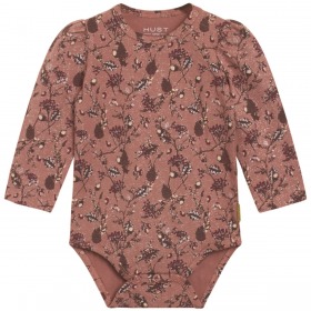 Hust and Claire body - Bernice - burlwood - rosa med print