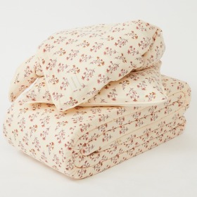 Petit By Sofie Schnoor sengerand - sengetøj baby - offwhite blomster
