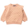 Petit By Sofie Schnoor Sweatshirt med lurex stjerner - Sweet-Rose - rosa