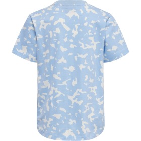 Hummel t-shirt - carter - hmlcarter - airy blue - blå camouflage