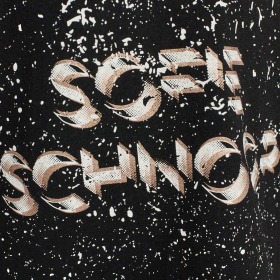Sofie Schnoor Girls Hoodie - hættetrøje - sort med print