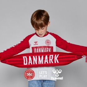 Hummel Fodboldhalstørklæde - DBU - Celebrate - Tango Red - Rød