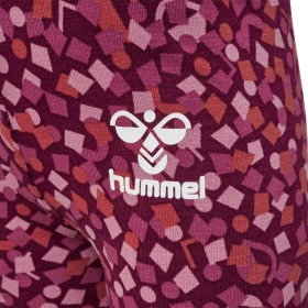 Hummel leggings - confetti - windsor wine - bordeaux