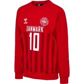 Hummel sweatshirt - dbu - vm fodbold 2022 - celebrate-tango red-rød