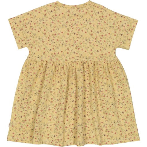 Wheat kjole til børn - emilie - clam flower wine - blomstret