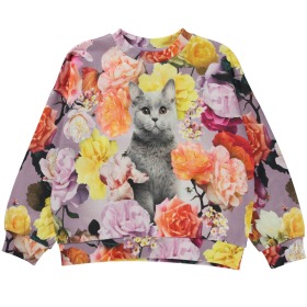 Molo sweatshirt - Maxi - Rosegarden Cat-Roser med Kat