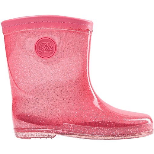 Petit By Sofie Schnoor Gummistøvler - coral pink-pink med glimmer