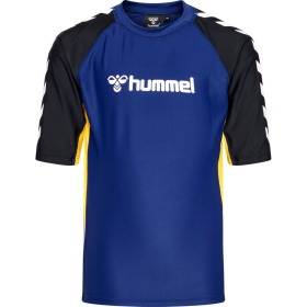 Hummel UV bade T-shirt - Fiji - hmlFIJI SWIM TEE - Navy Peony - Blå