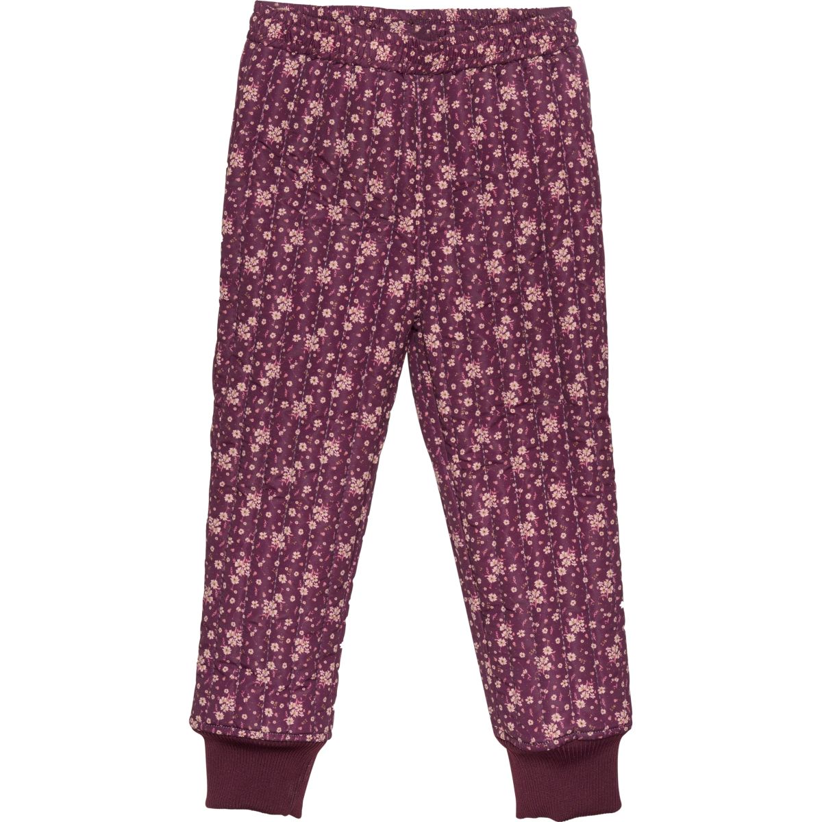 En Fant Termotøj - Fig AOP - Bordeaux med blomster