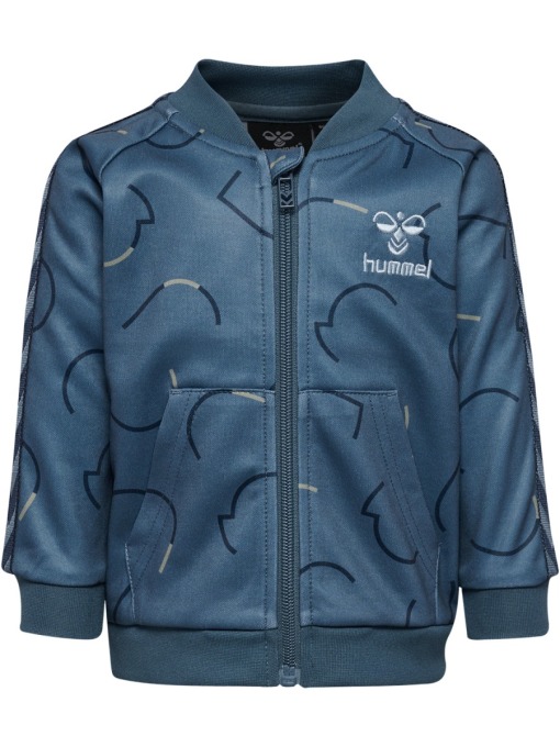 Hummel zip jakke til drenge - Pil - Bering sea - Flot Blå